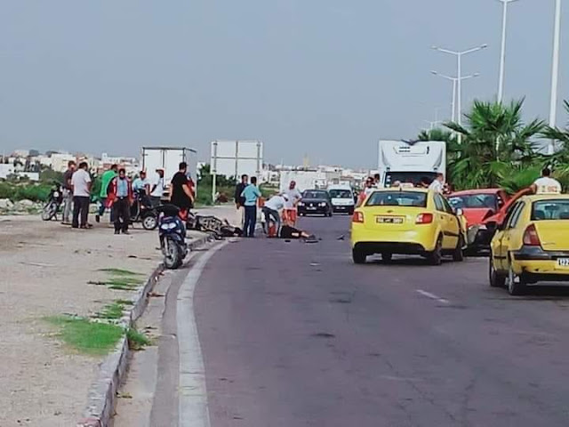 المهدية : حادث مرور خطير يسفر عن 5 إصابات المهدية : حادث مرور خطير يسفر عن 5 إصابات