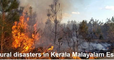 natural disaster malayalam essay
