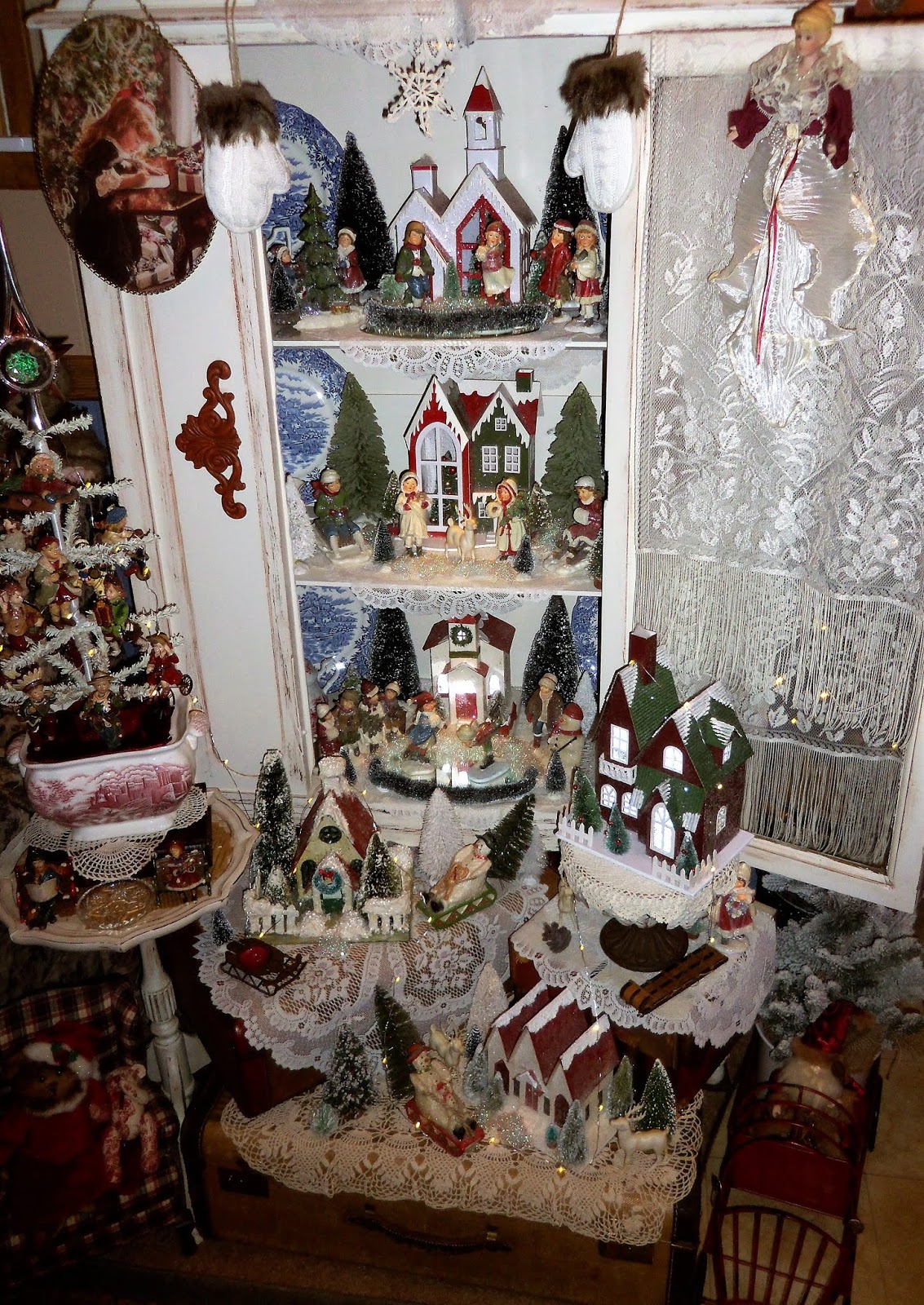 A DEBBIE-DABBLE CHRISTMAS: Christmas in the Den, China Cupboard, Part 2 ...