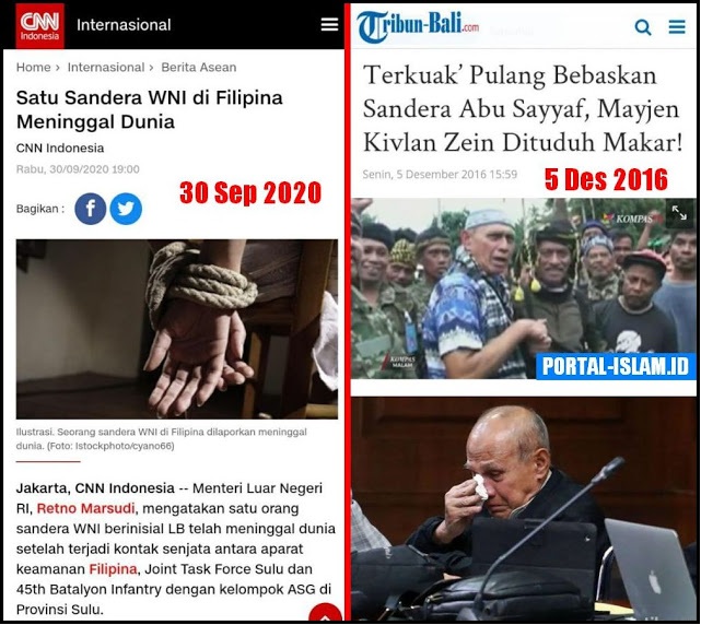 Satu Sandera WNI di Filipina Tewas, Netizen Teringat Jasa Kivlan Zein Bebaskan Sandera, Tapi Setelah Itu Dituduh Makar