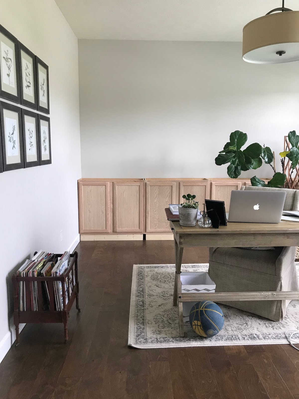 Using kitchen cabinets to built bookcases 