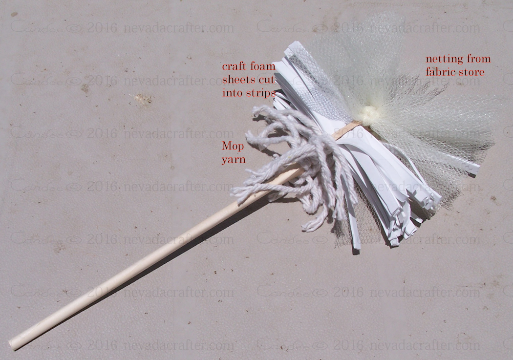 Nevadacrafter DIY Bottle or Jar Cleaning Brush