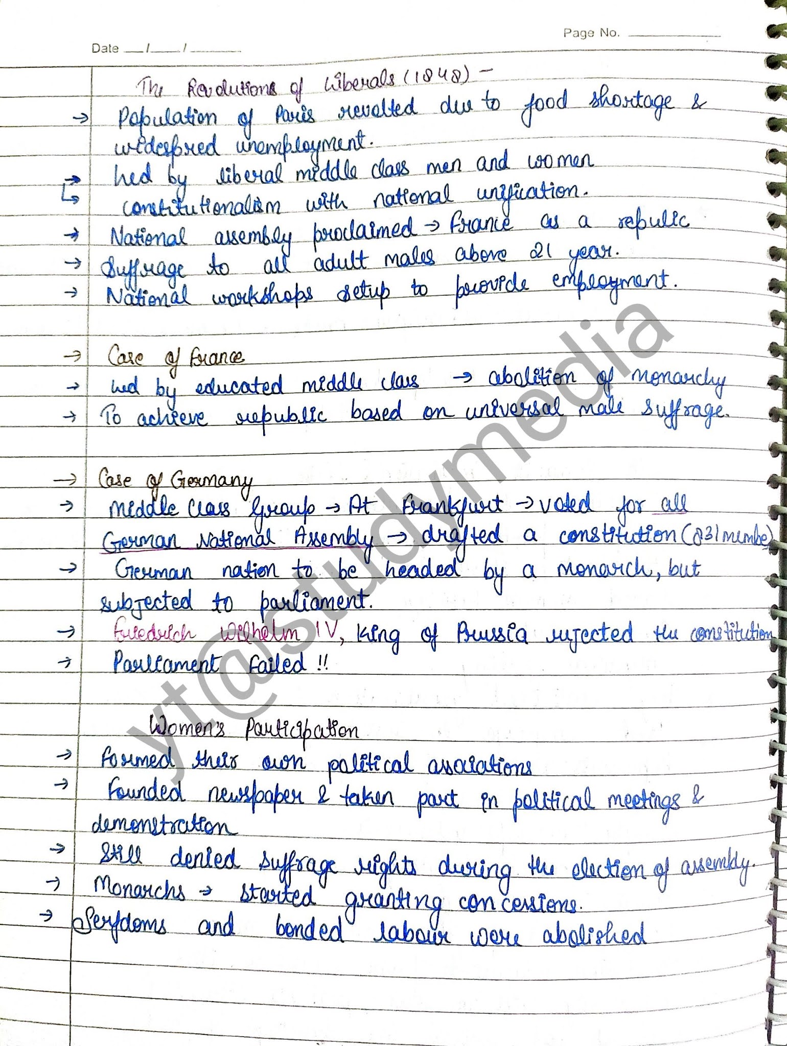 The Rise Of Nationalism In Europe Updated - Europe handwritten  notes-Snobhit ninian-Adoption languageof french