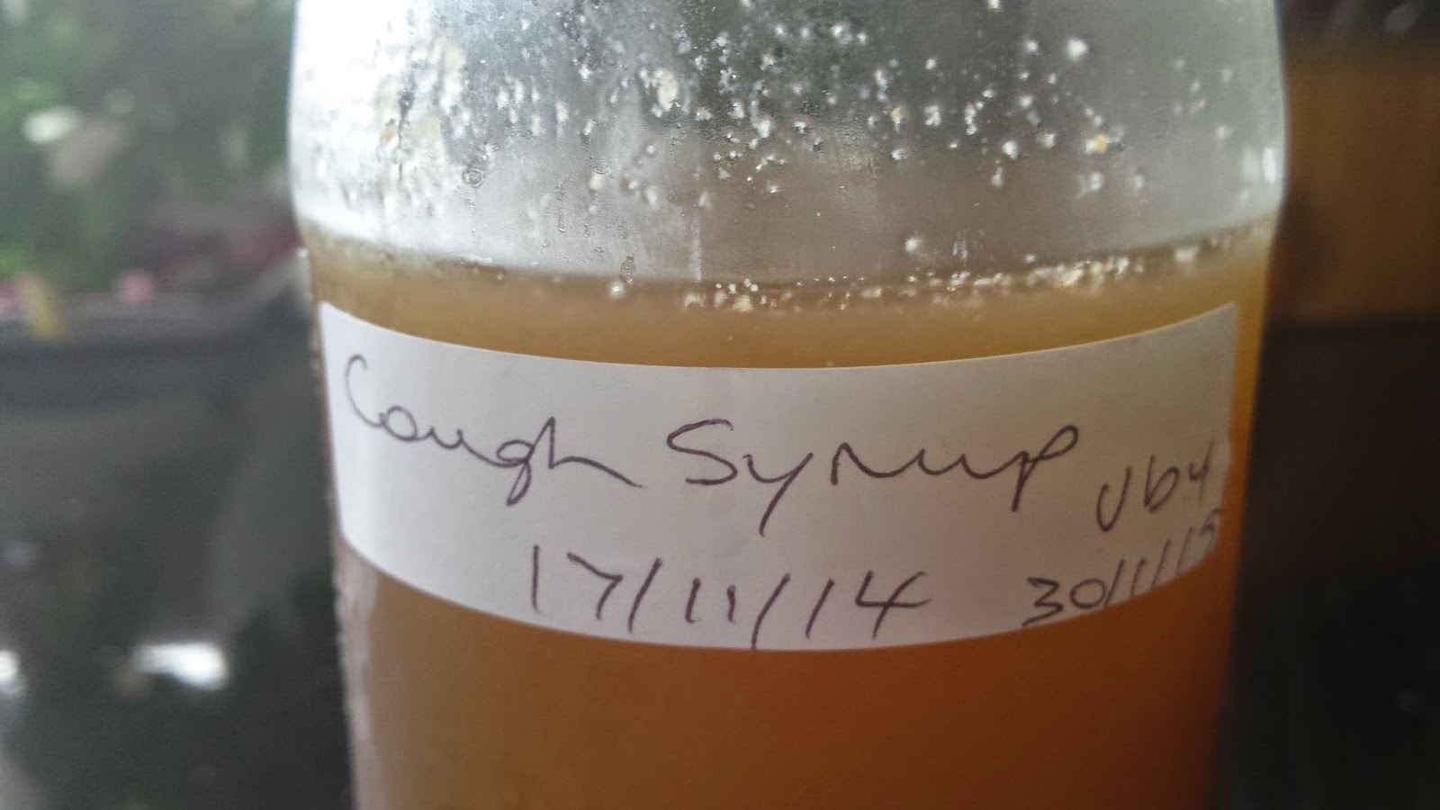 Merryn's Menu Home made Cough Syrup that actually tastes good.