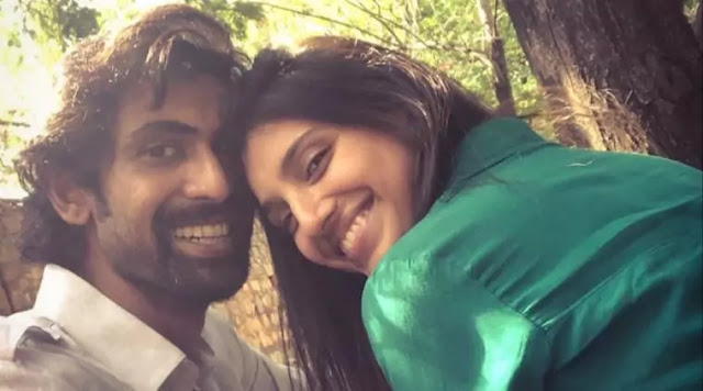 Miheeka Bajaj with Rana Daggubati Miheeka Bajaj with Rana Daggubati