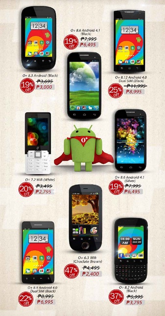 O+ (Oplus) Back to School Sale Price of their Android Phones at Lazada Philippines - HowToQuick.Net