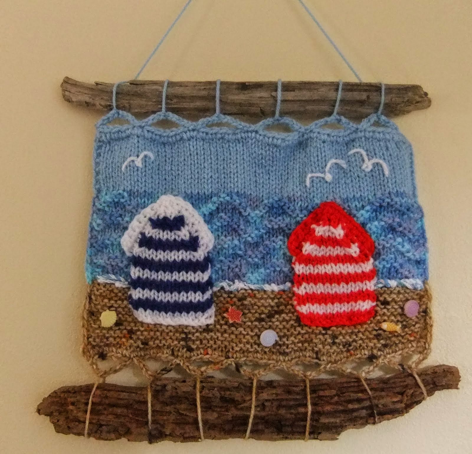 Irina Knitted wall art.