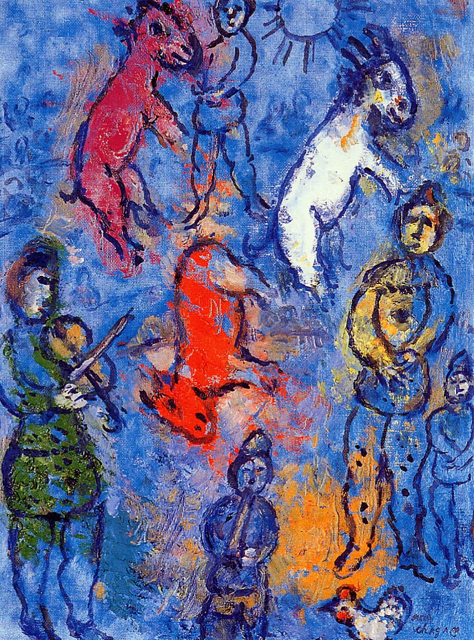 Картина марка шагала зеленый скрипач