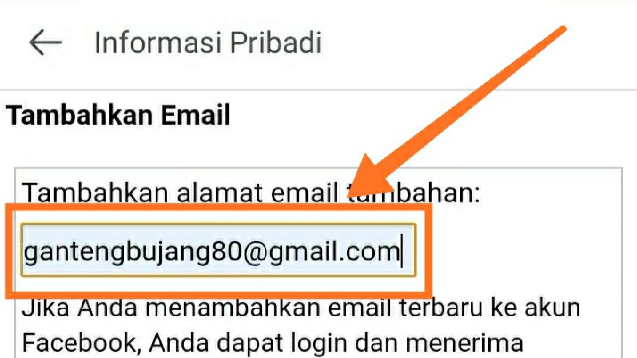 Cara mengganti email FB yang terkunci