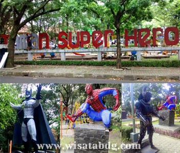 Mengajak Anak Bermain di Taman Superhero, Jalan Anggrek