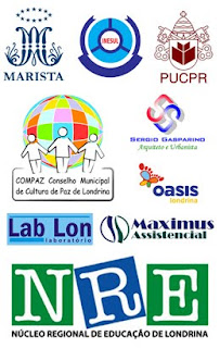 Apoio, Patrocinadores, Parcerias, Marista, UNISUL, PUC Londrina, COMPAZ, Sergio Gasparino Arquiteto e Urbanista, OASIS Londrina, Lab Lon Laboratório, Maximus Assistencial, NRE Núcleo Regional de Educação de Londrina