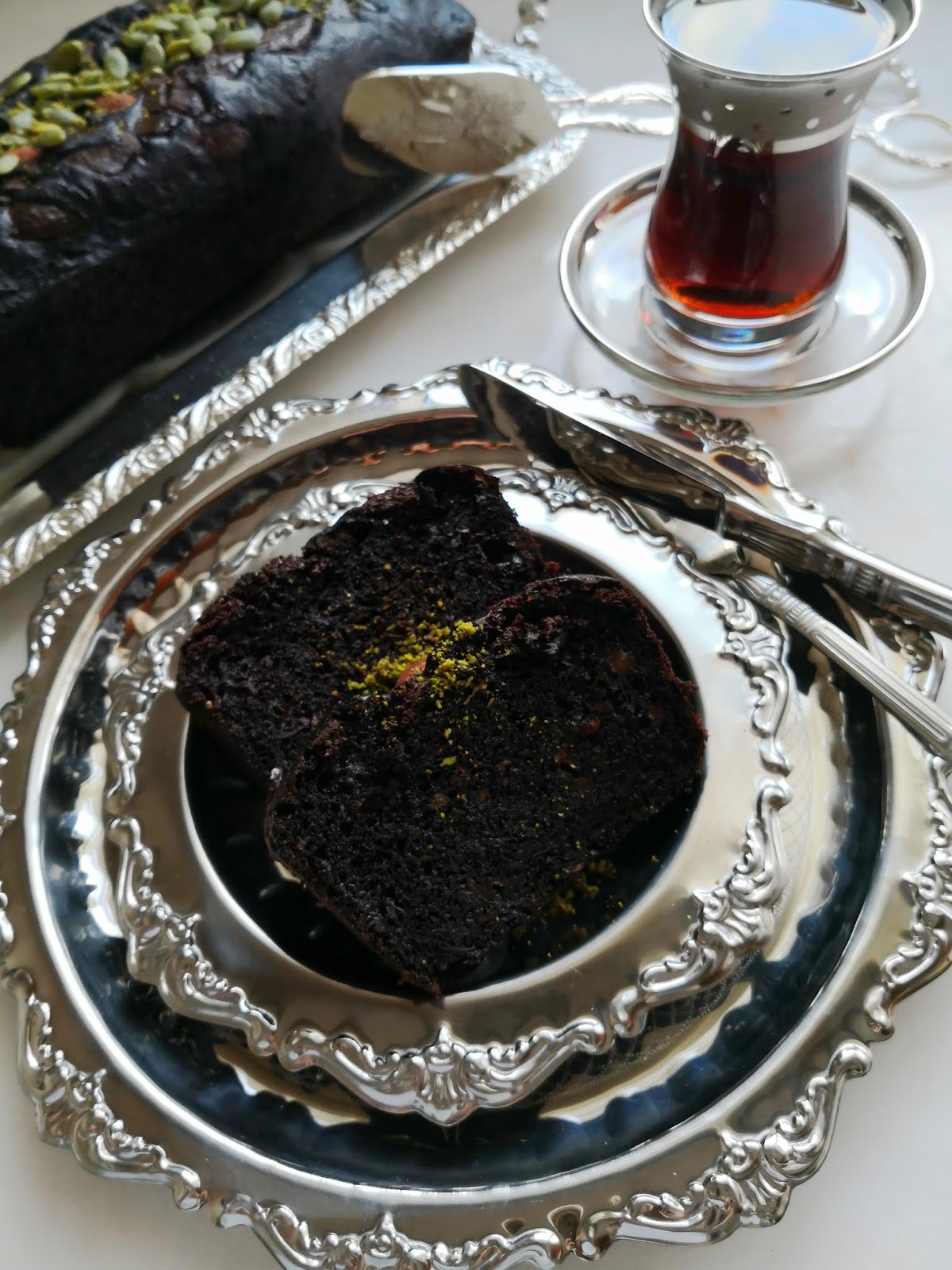 Emel�in Mutfağı Yeşil Kabaklı Kek