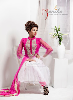 Mansha Spring-Summer Women's Dresses Collection 2013
