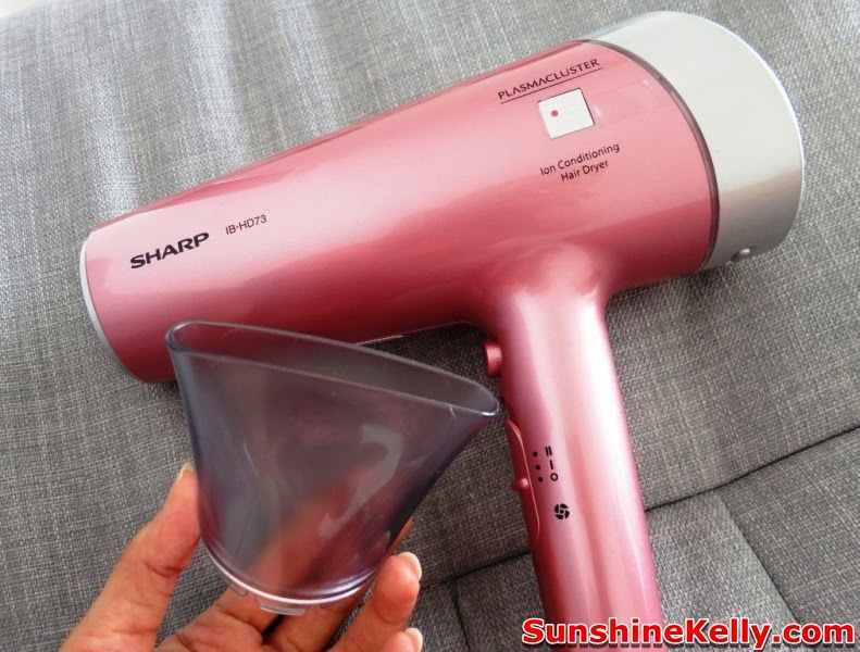 SHARP IB-HD73S Ion Conditioning Hair Dryer, sharp, hair dryer, plasmacluster, ion, styling, hair care, anti static hair dryer