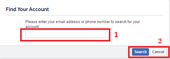 recover facebook password