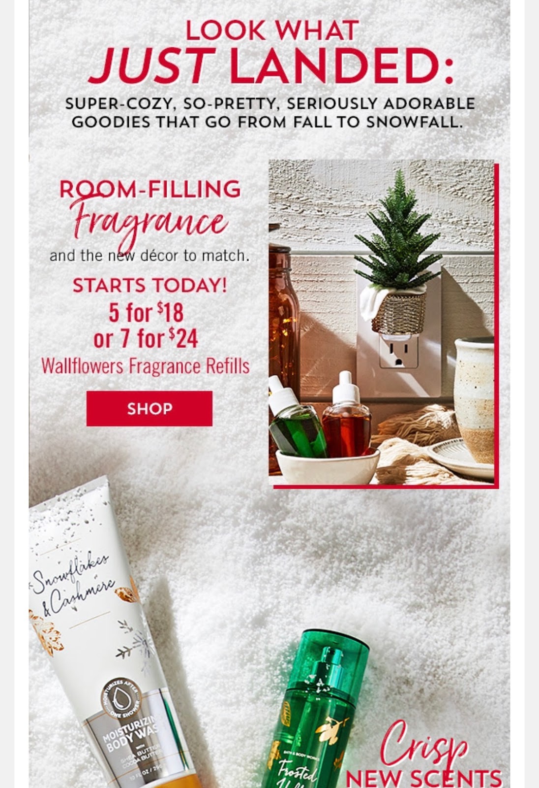 Life Inside the Page Bath & Body Works Today's Email September 30