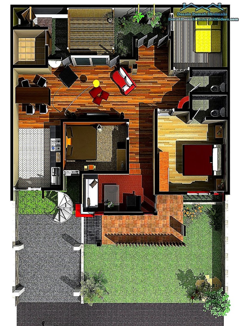 Inspirasi Terbaru Sketsa Rumah 2 Lantai, Rumah Minimalis 2 Lantai