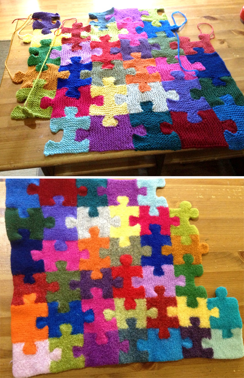  Puzzle Pieces - Knitting Pattern 