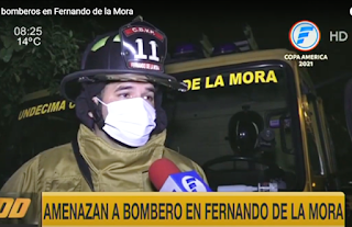 San Lorenzo: Amenazan a bomberos de Fernando de la Mora.