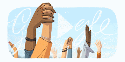 شعار يوضّح مجموعة من الأيادي التي تصافح بعضها البعض للدعم