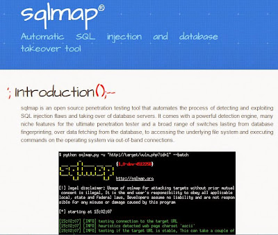 Sqlmap -Cum poate fi penetrata securitatea unui site