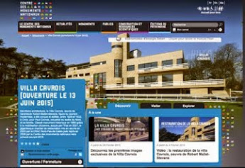 La Villa Cavrois sur le site du CMN