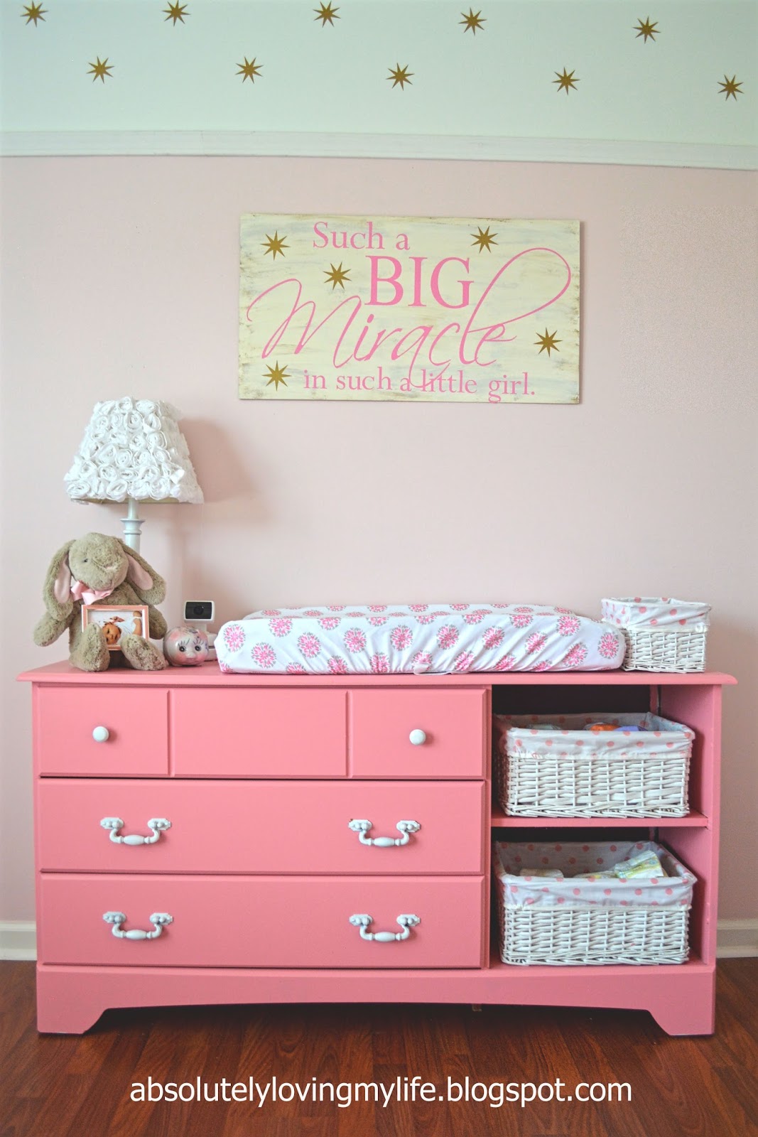 Loving Life DIY Distressed Nursery Sign