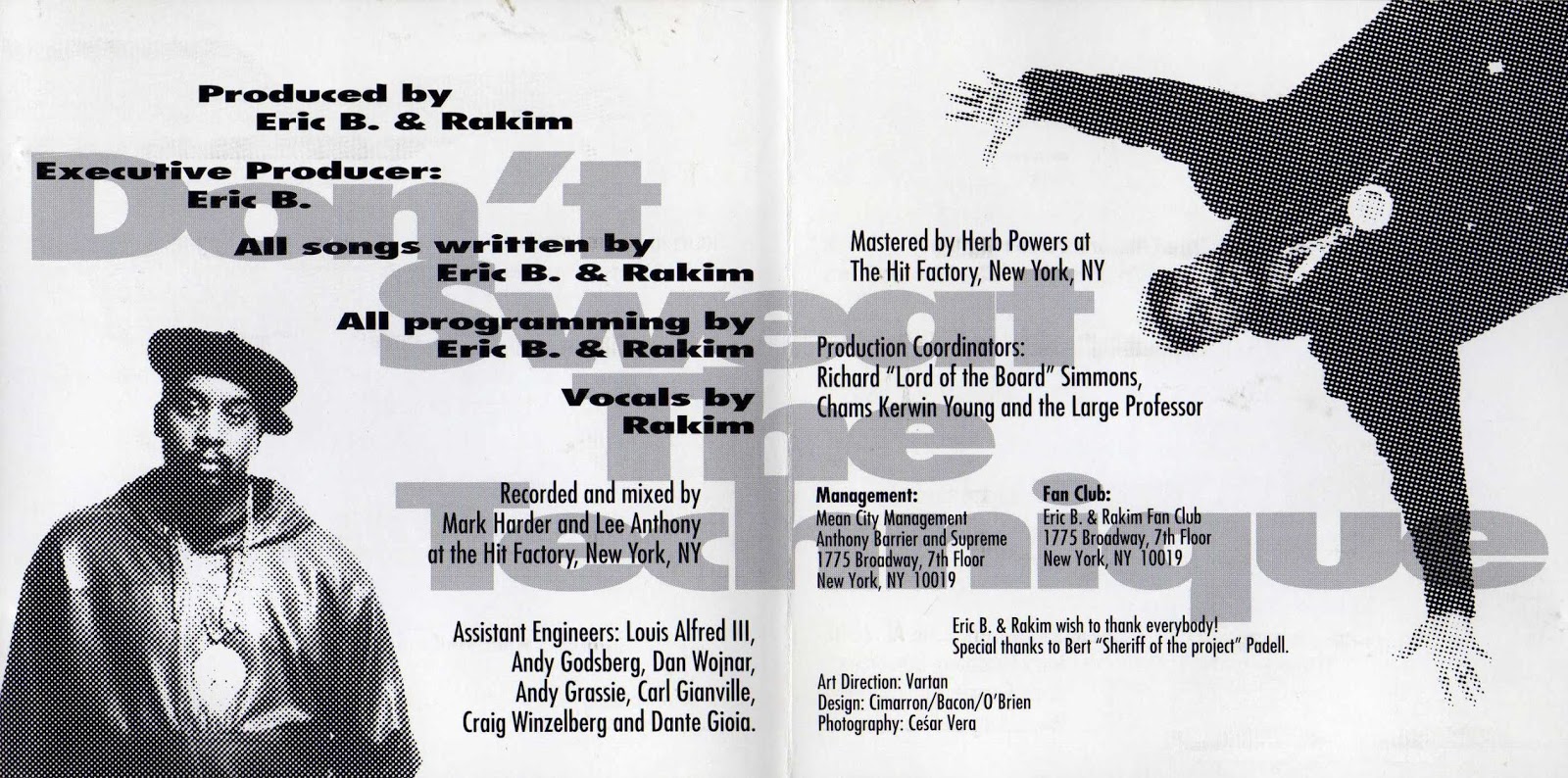 OLAS UN BEKONS HIPHOP & FUNK BLOG Eric B. & Rakim Don't Sweat The Technique (1992) (CD OLAS UN BEKONS HIPHOP & FUNK BLOG Eric B. & Rakim Don't Sweat The Technique (1992) (CD