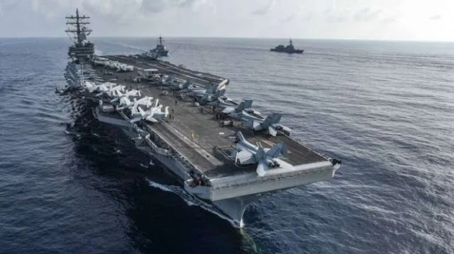 2 Kapal Induk AS Muncul di LCS, China Tak Berkutik 2 Kapal Induk AS Muncul di LCS, China Tak Berkutik