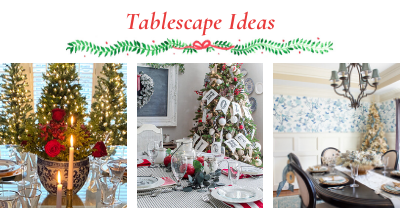 ideas for decorating your table for Christmas
