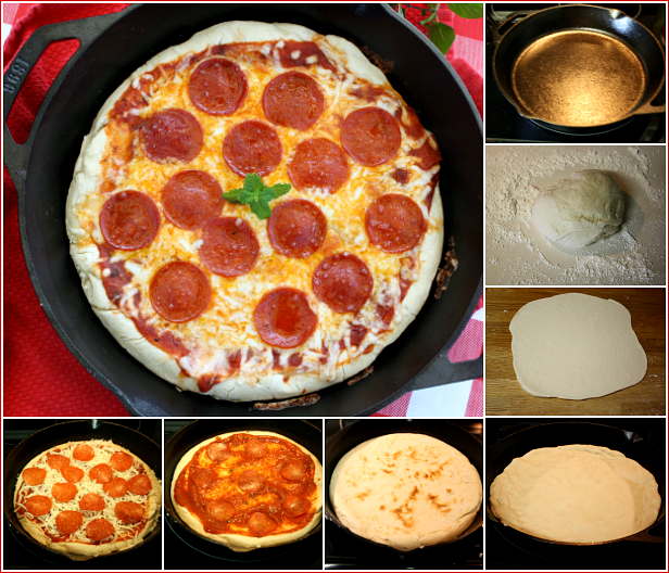 Mommy's Kitchen Recipes From my Texas Kitchen Stove Top Skillet Pizza