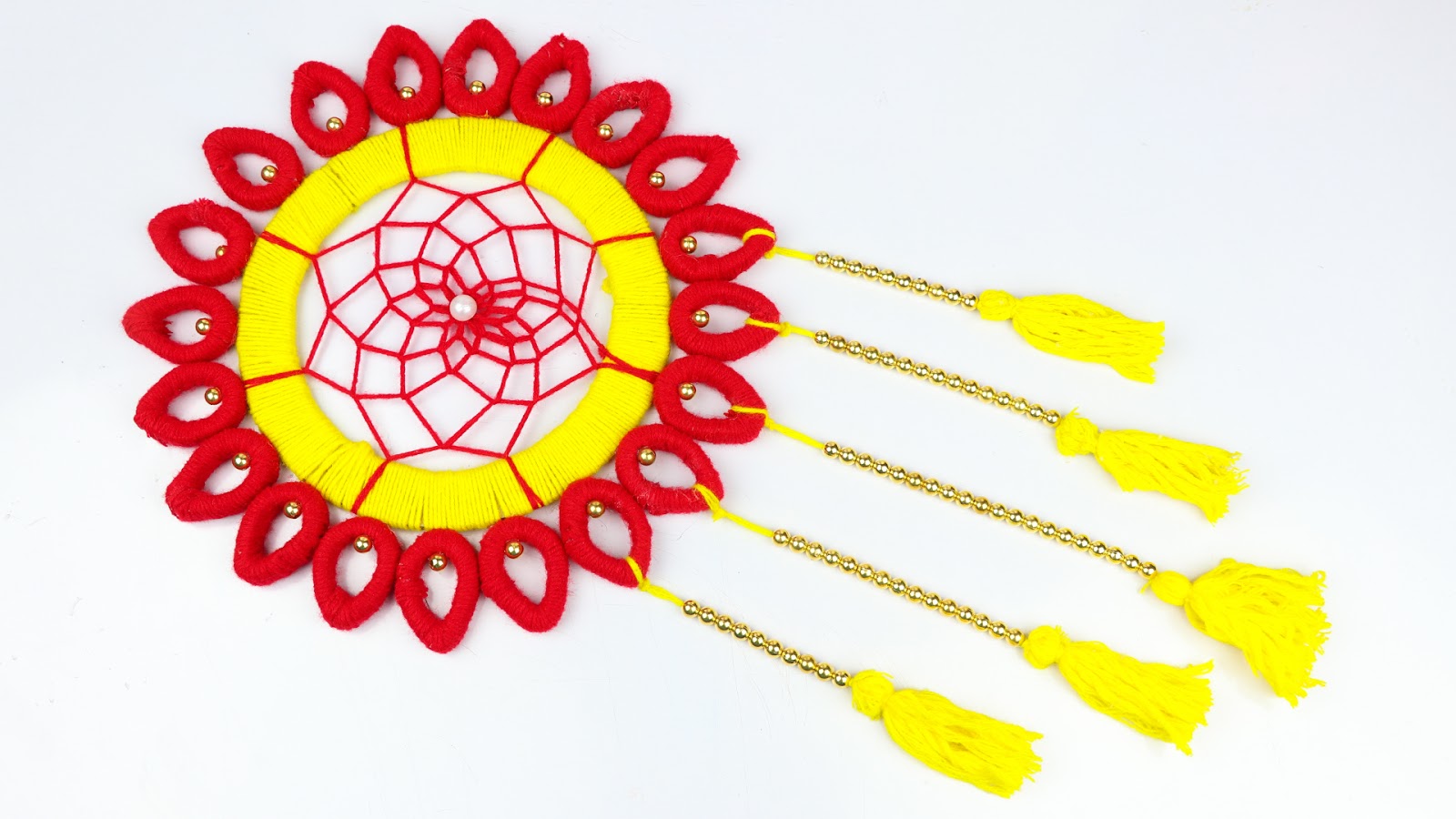 How to make woolen wall hanging for home decoration sb crafts