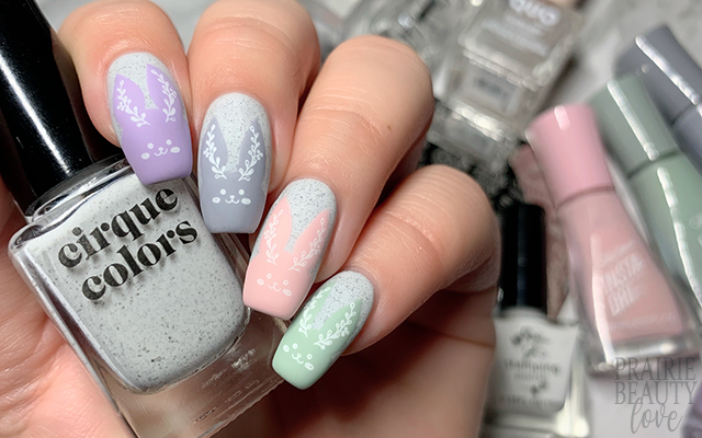 3. Glitter Easter Bunny Nails - wide 1