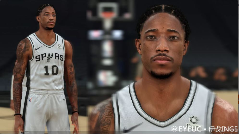 Demar Derozan Cyberface, Hair and Body Model by Igo Inge
