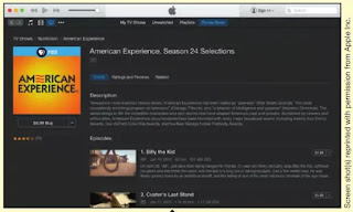 Figure 9 You can watch TV programs using iTunes.