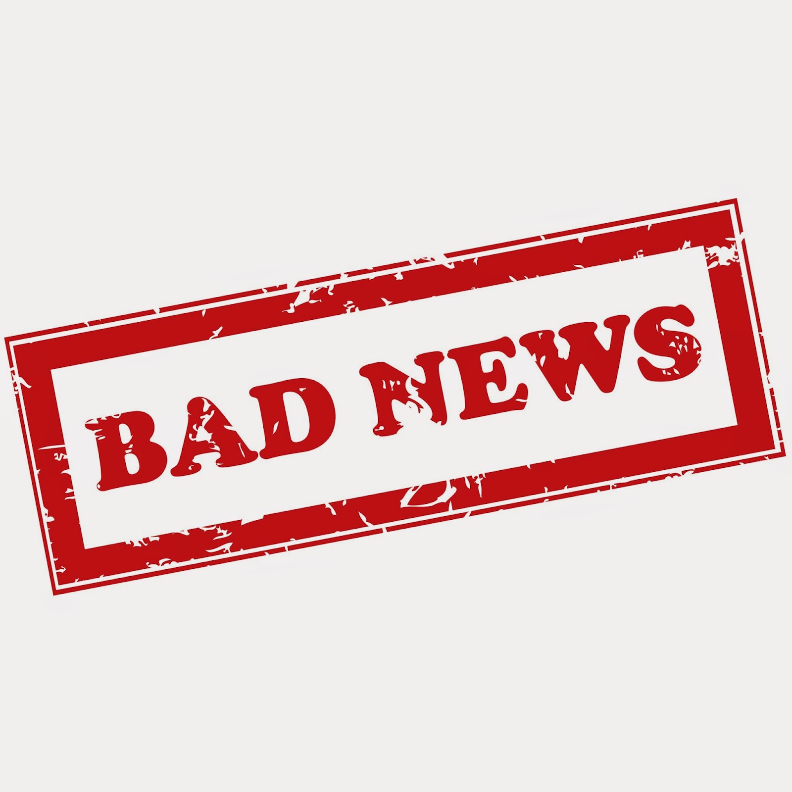 bad news clipart - photo #2