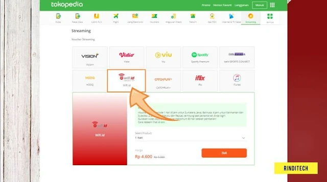 Cara Membeli Paket Internet WiFi.id Telkom Indonesia