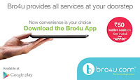 Get Rs.50 Wallet Cash Upon installing of Bro4U App Bangalore Users Only