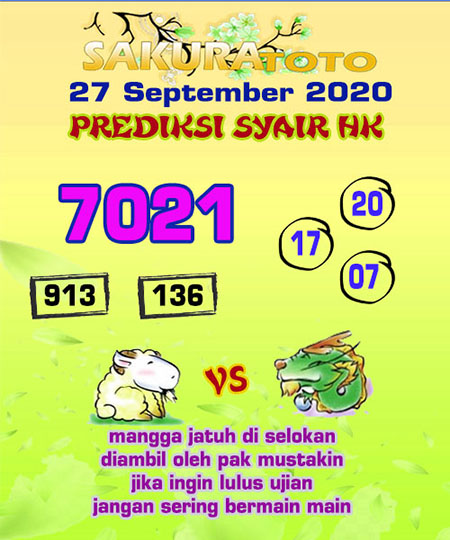Mbah Semar Hk 27 September 2020 Archives - Prediksi Master Togel Hari Ini  Singapura Hongkong Sidney Jp