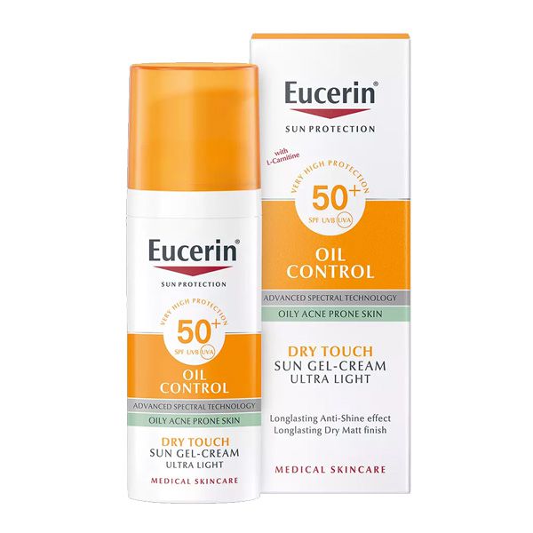 kem chong nang cho da dau mun nhay cam Eucerin Sun Gel – Crème Oil Control Dry Touch SPF 50