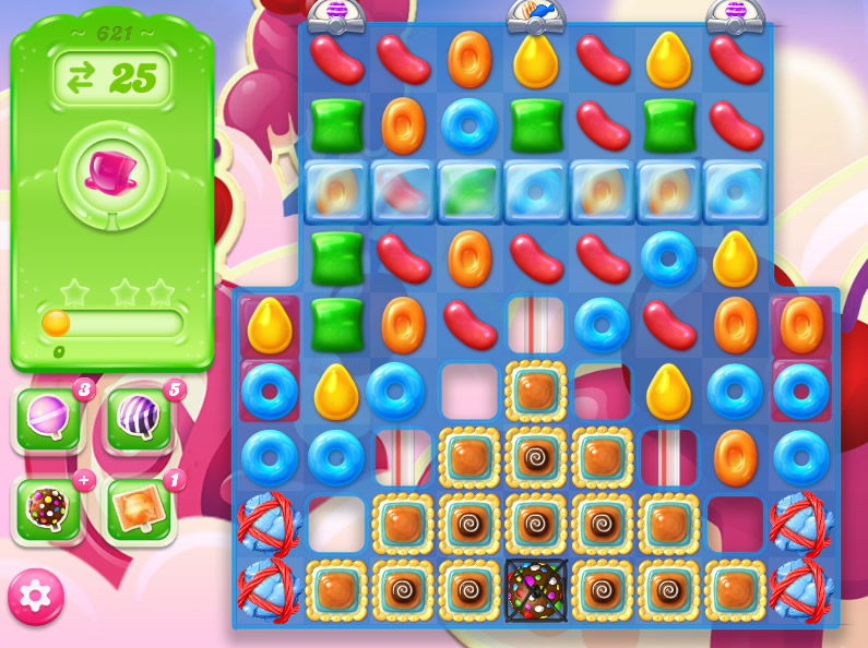 Candy Crush Jelly Saga level 621 Candy Crush Jelly Saga level 621