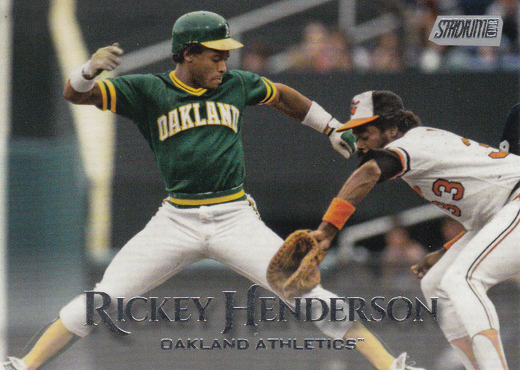 2019 Stadium Club #132 Rickey Henderson.