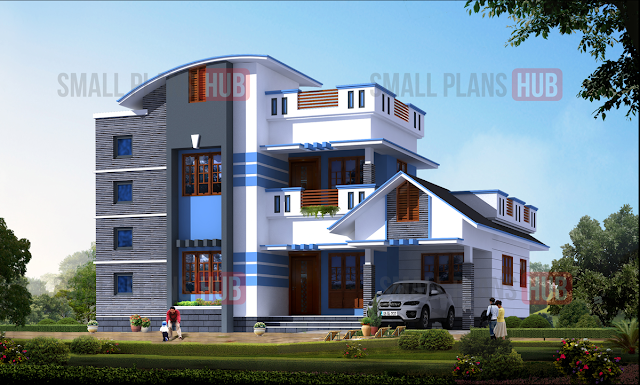 3 BHK 1619 sqt.ft. House Plan