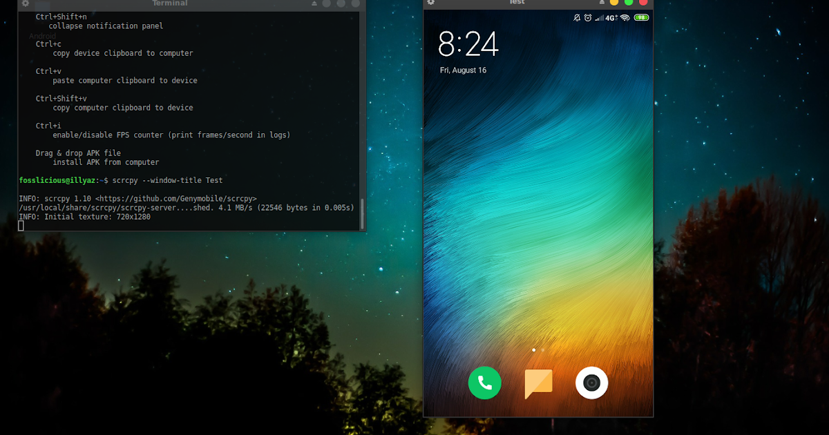 Easy Way to Screen Mirroring Android on Ubuntu! - Fosslicious