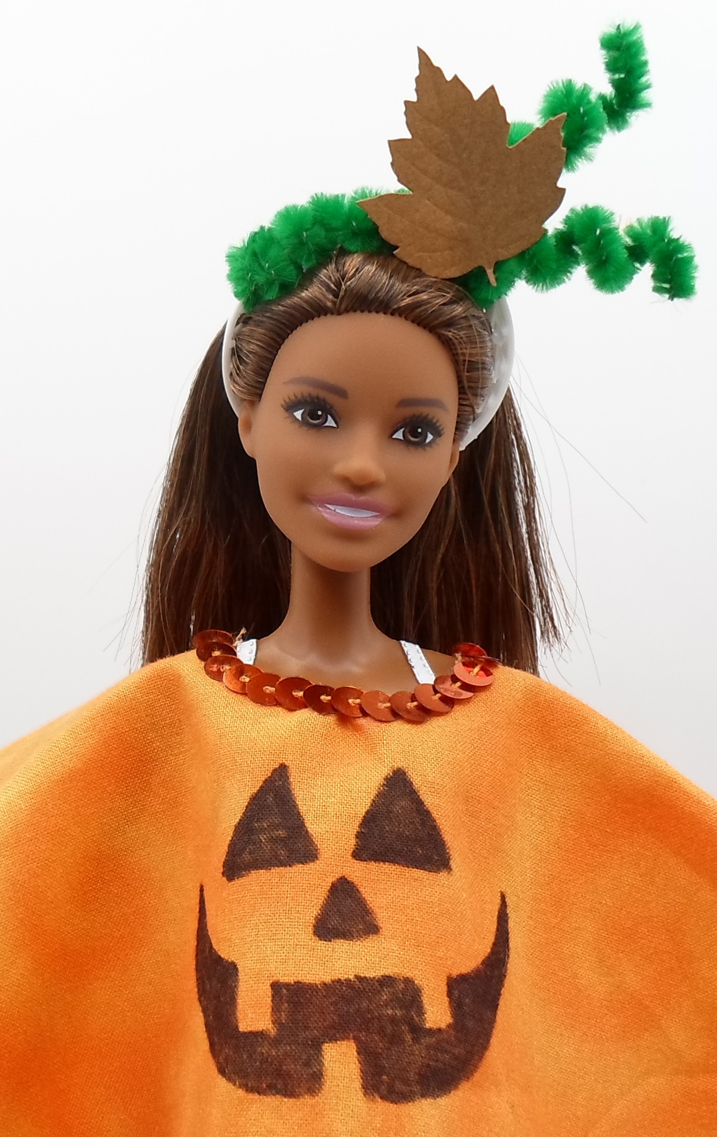 DIY Barbie Blog Easy Barbie Pumpkin Halloween Costume No Sew