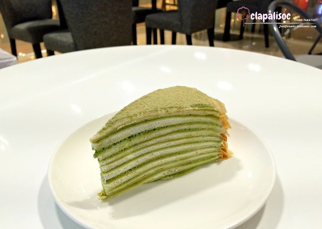 Matcha Mille Crepe from Paper Moon Cafe