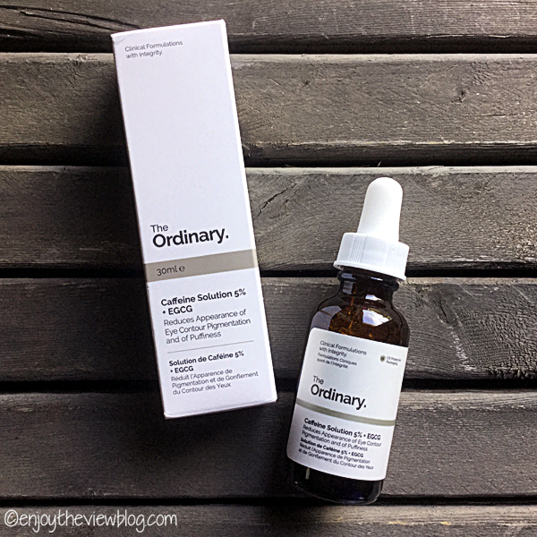 Product Review The Ordinary Caffeine Solution 5 + EGCG {enjoy the view}