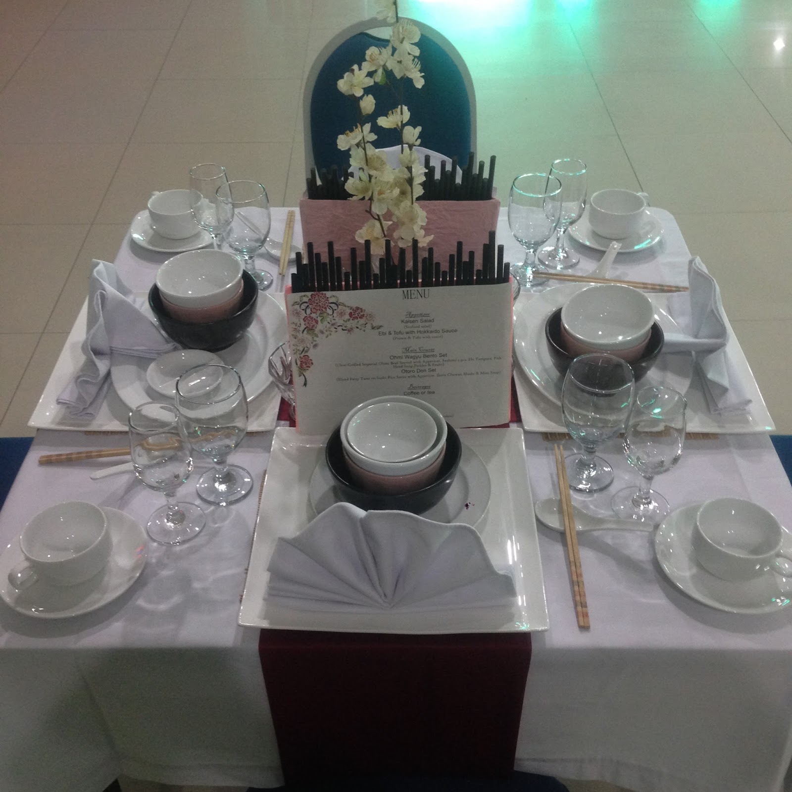 AWESOME FOOD JAPANESE TABLE SETTING