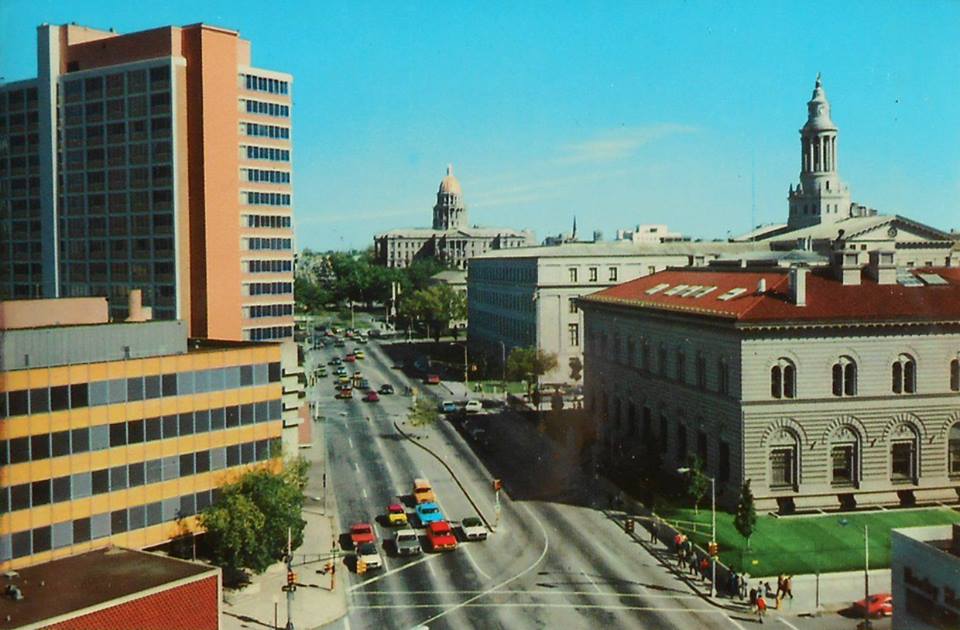Colfax Avenue Colfax, the U.S. Mint, and the State Capitol Through the
