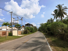 Lipa Noi road, leading to/from the Raja ferry